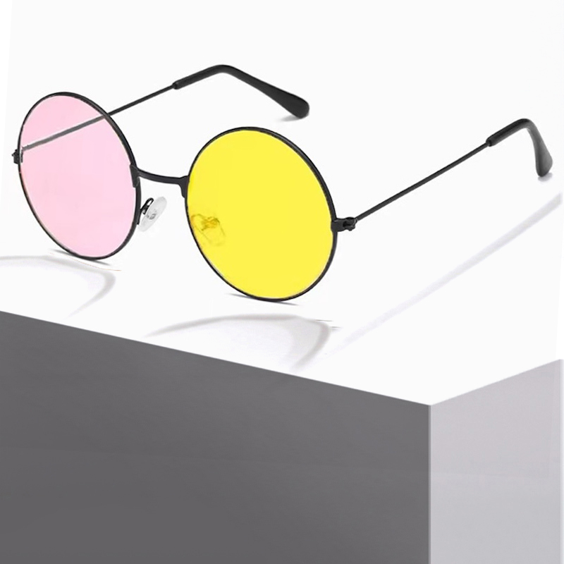 Gojo Satoru Glasses Anime Jujutsu Kaisen Cosplay Black Glasses Steampunk Round Frame Eyewear Party Sunglasses Men Women CB Fashion Accessories