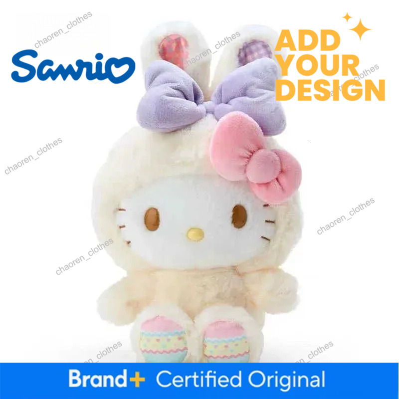 Sanrio Cute Kuromi Hello Kitty My Sweet Piano Melody Easter Series Doll Cartoon Plush Toys Room Decoration Holiday Gift