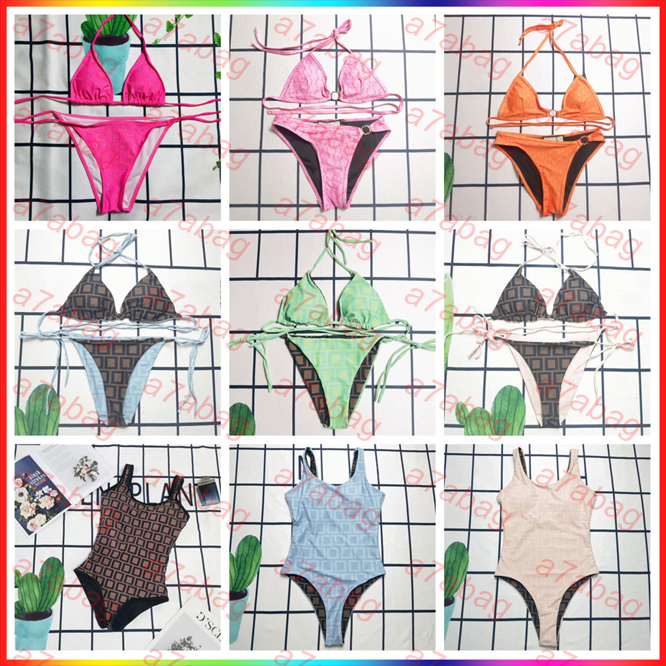 swimsuits designer womens beach wear Bikini Summer maillot swimsuit backless swimwear sexy bathing suit fashion one piece multi styles lady classical bathing suit