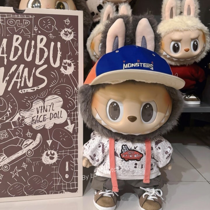 38Cm X Vans Jump For Joy Dress Be Latte Valentine's Day Pronounce Wings Of Fantasy Mokoko Walk By Fortune Vinyl Plush Collectible Doll Yizhixing  - view 6