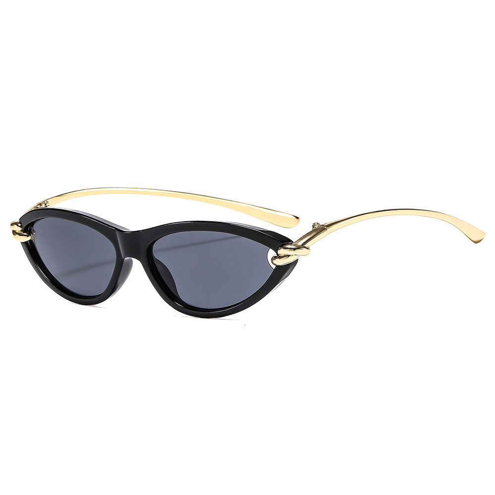 Designer Luxury Fashion Korean Cat Eye Sunglasses High End Leisure Fashion Women's Sunglasses New Designer Sunglasses Cross Border Women's S