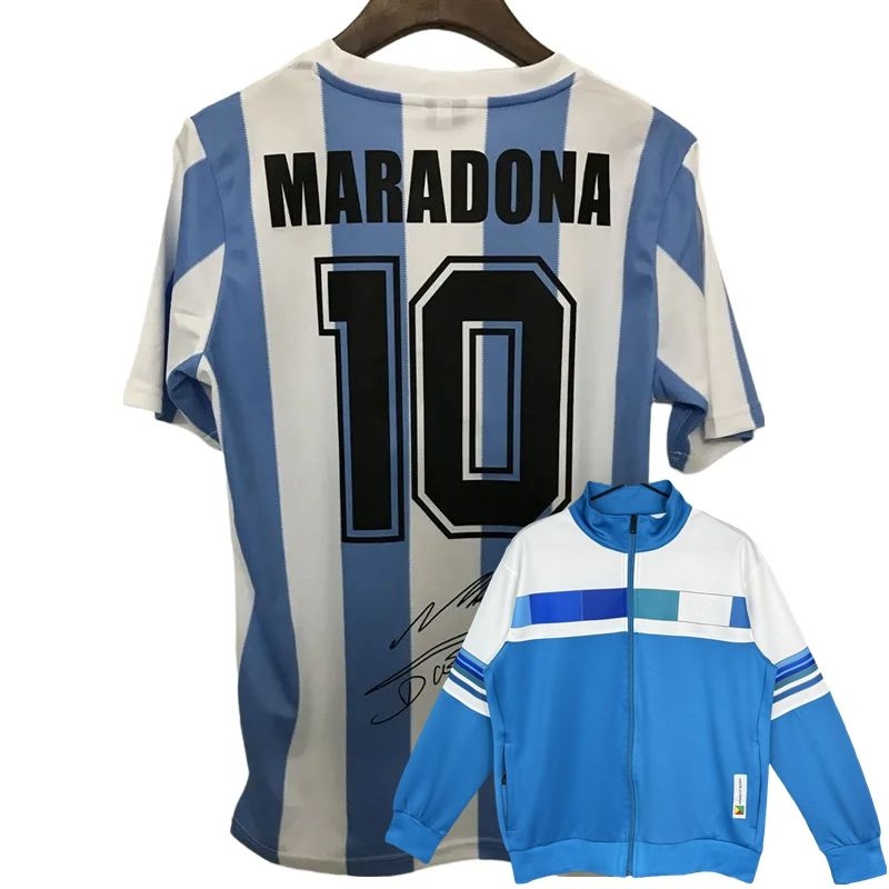 1978 1986 Argentina Soccer Jerseys MARADONA 78 86 Jacket home away football men kids shirt
