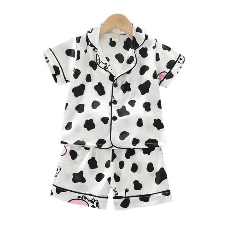 New Summer Baby Girls Clothes Suit Children Sleepwear Shirt Shorts 2Pcs/Sets Infant Pajamas Kids Clothing Toddler Casual Costume H260403