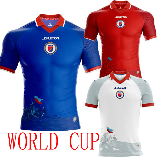 Haiti 2026 World Cup soccer jerseys home away third 26 27 Jersey football shirts man fan player kids top set blue s red