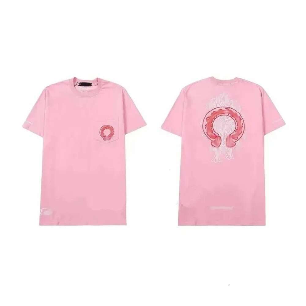 Chromelys Heartys Men's Y2k Oversized Graphic T-Shirt Designer Shirt Sanskrit Tee Chrome Pink Men Popular T Shirts High Street Jumper Pattern Print Graphic Tee 6Ec