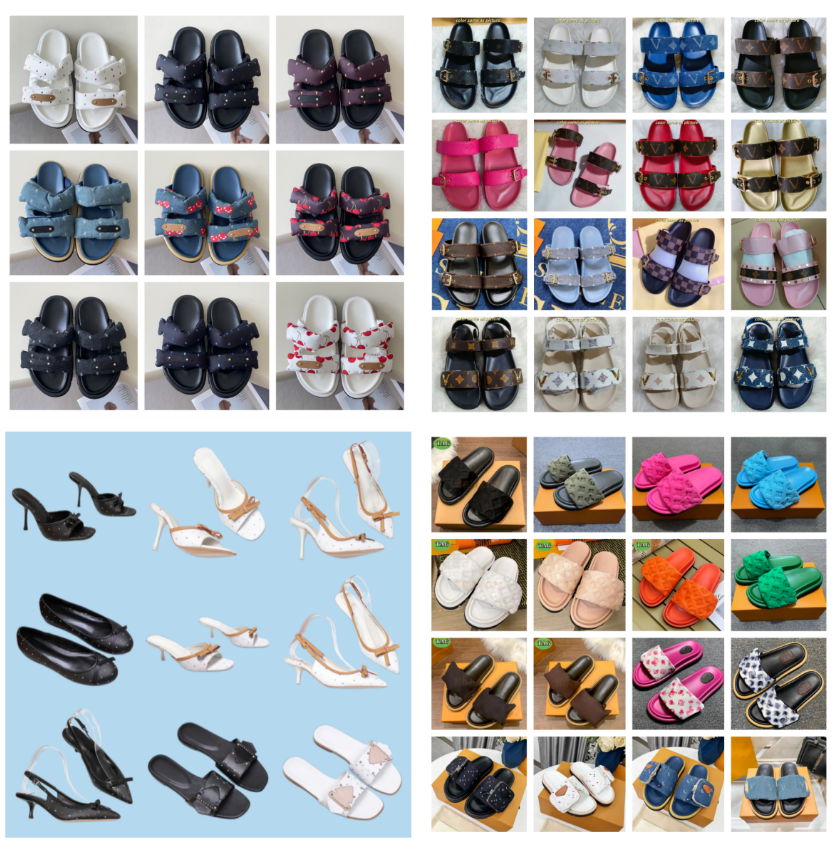 Designer Slippers Slides Shoes Classics Sandal Men Women Couple Models Size Pool Pillow Slides Summer Leather Casual Shoes 35-45 31328