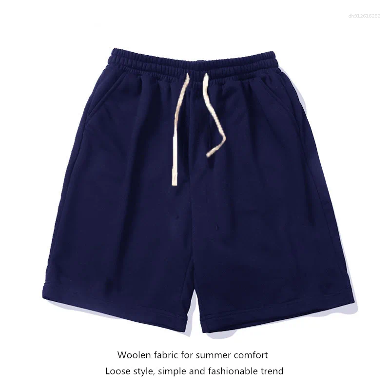 Men's Shorts European For Men Plus Size Middle-aged And Young Loose Versatile Five Quarter Pants Breathable Beach Studen