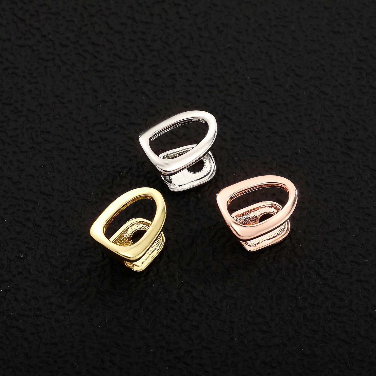 TOP Hip Hop Single Hollow Teeth Caps For Women Men Braces Simple Glossy Tooth Grills Jewelry Cosplay Dental 260324BJ - view 6