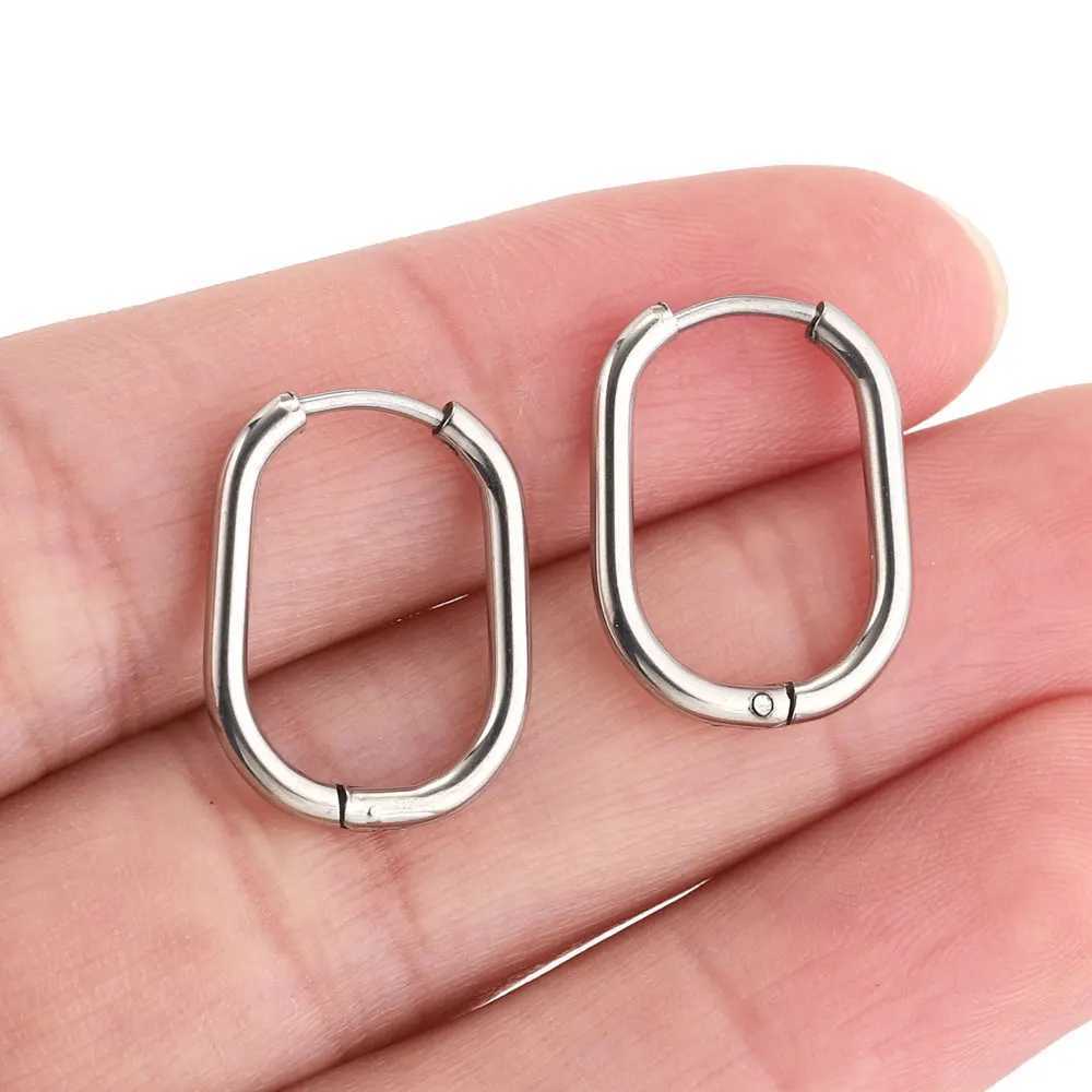6pcs Stainless Steel Hoop Earrings for Women Earrings Piercing Jewelry Earring Hoop Prevent Allergy Earrings Jewelry Wholesale H260403
