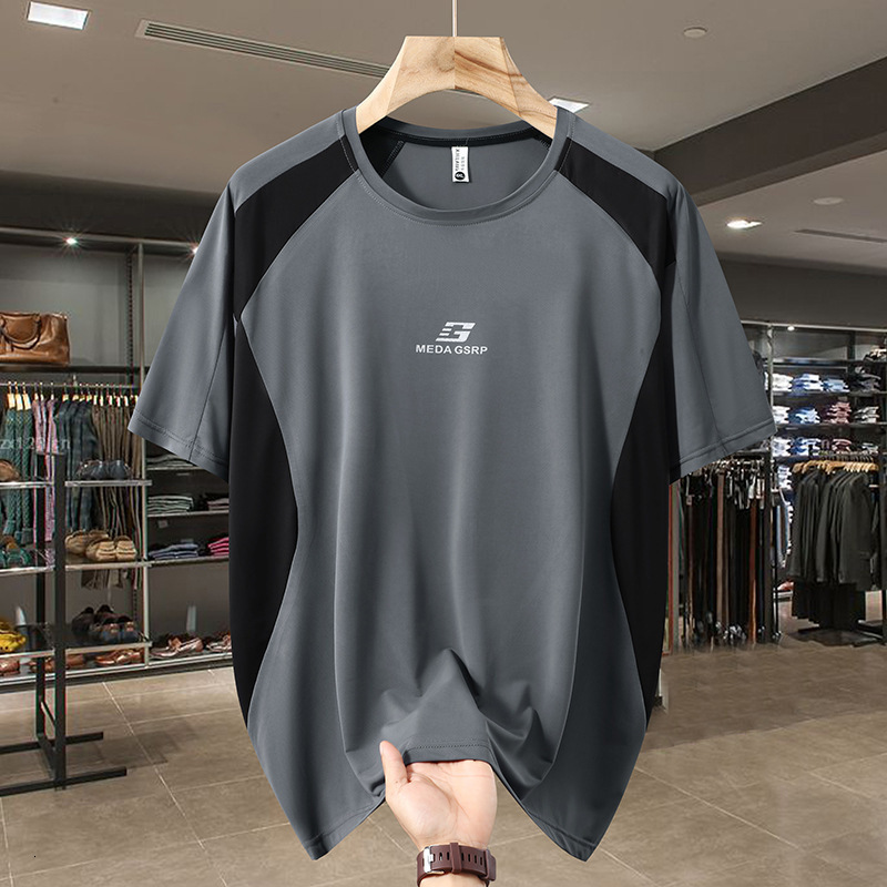 Mens Hip Hop Super Large T-shirt Street Clothing Harajuku Black Loose T-shirt Y2K American T-shirt Top Mens 240930