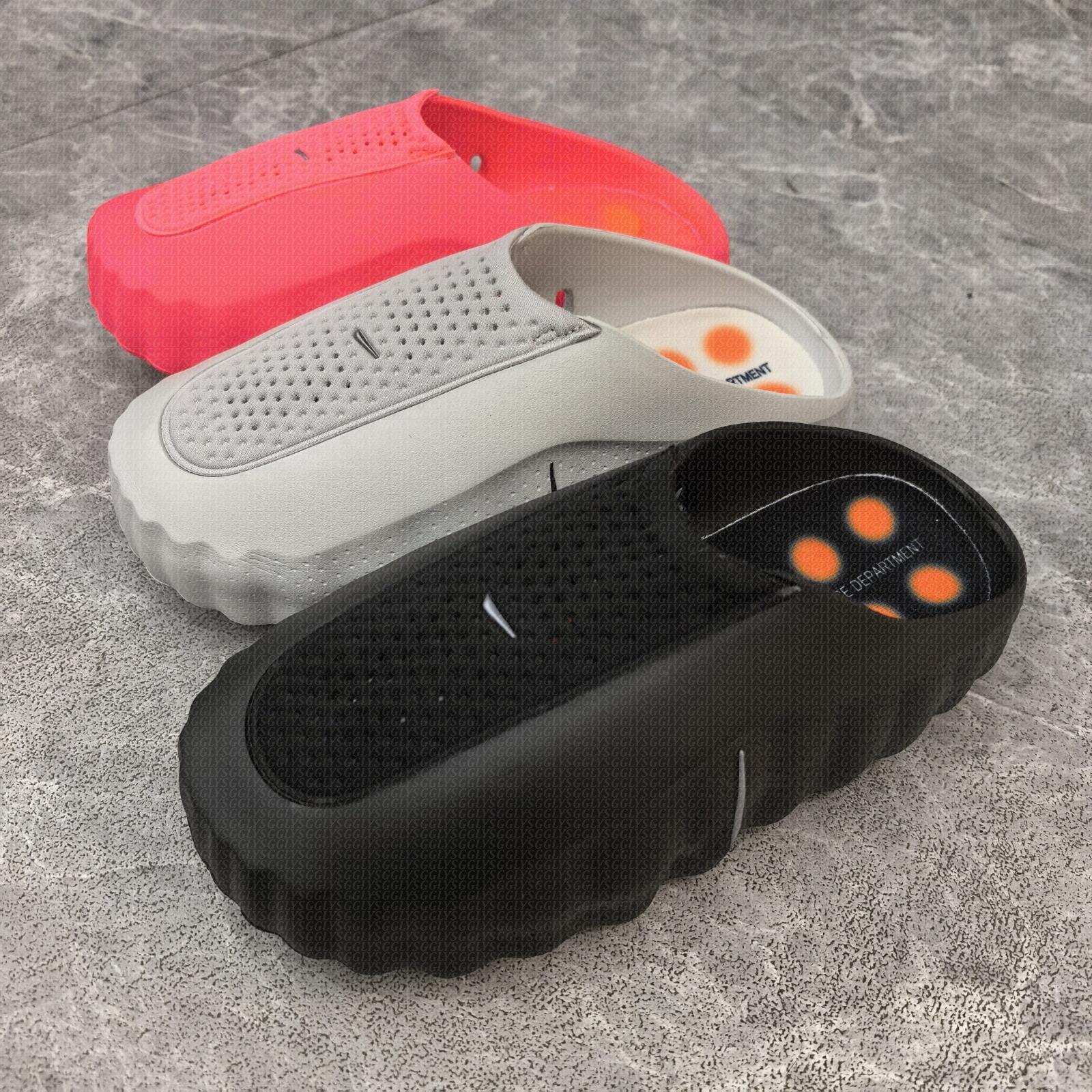 Desginer Mind 001 Slide Slides Mind001 Slippers mind 002 shoes Soft Rubber Tech Comfortable Sandals Mules Clog Black Red Bone Light Smoke Grey Men Women Summer Shoes