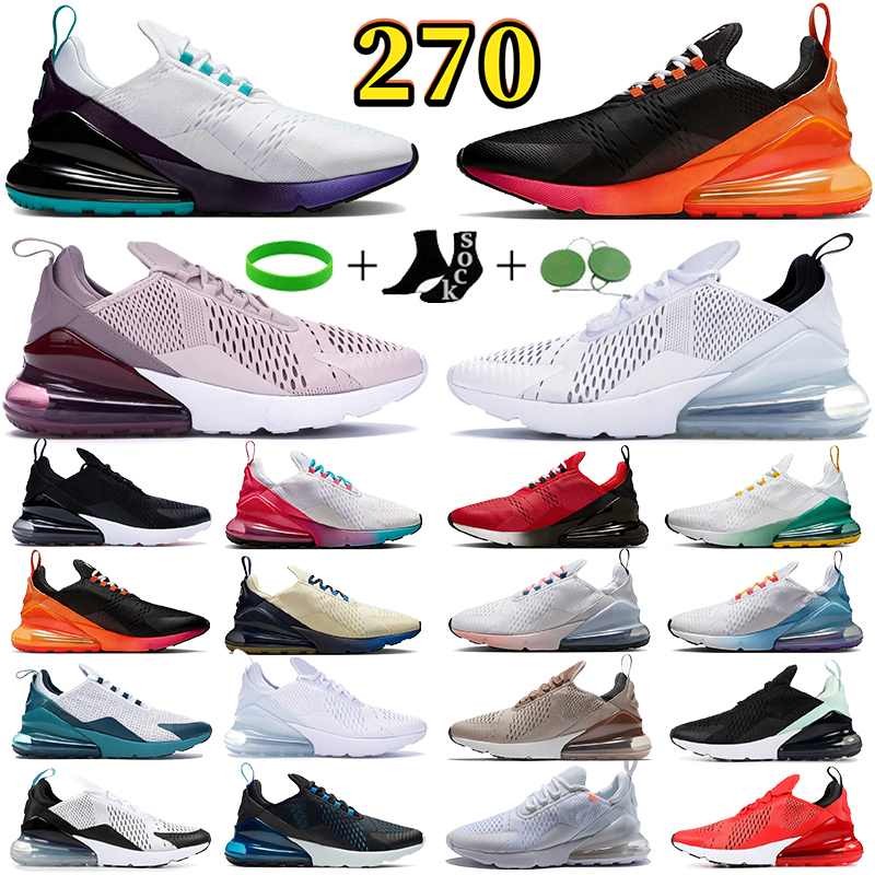 Designer shoe 270 running shoes mens 270s sneakers triple black white Houston San Francisco Core White Olive Light Bone Grape Brown red Men Womens Sport Sneakers