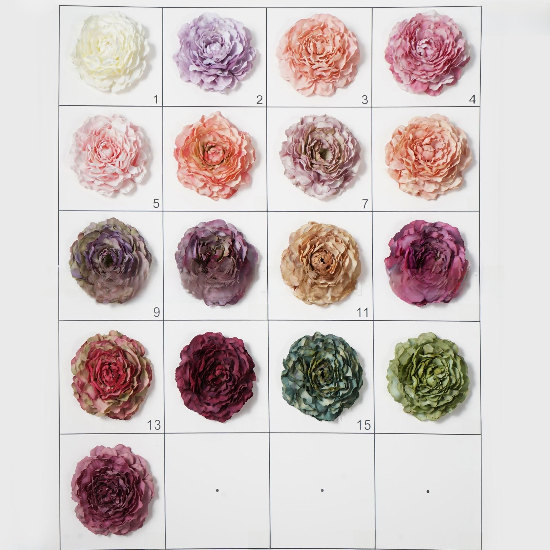 Home Decoration Objects Flower Head High End 8Cm Camellia Head Artificial Peony Flower Head For Floral Arrangement Wedding Decoration Props