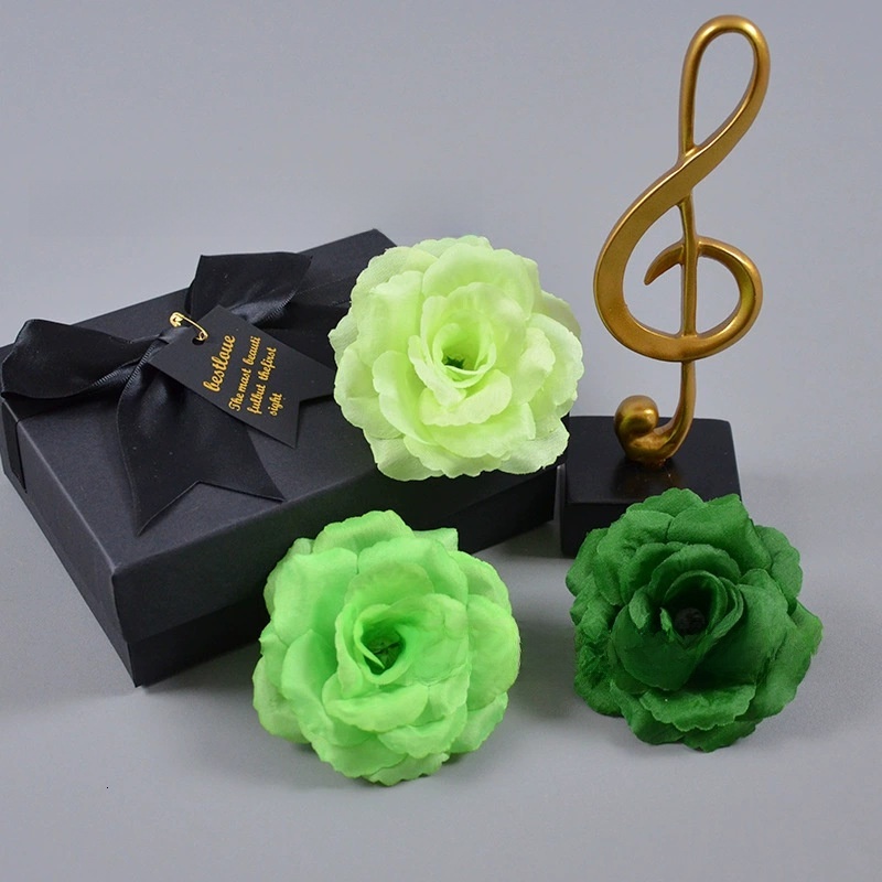 Artificial Flower Silk Camellia Fake Flower For Wedding Wall Landscape Greenery Floral Arrangement Halloween Headwear Decor