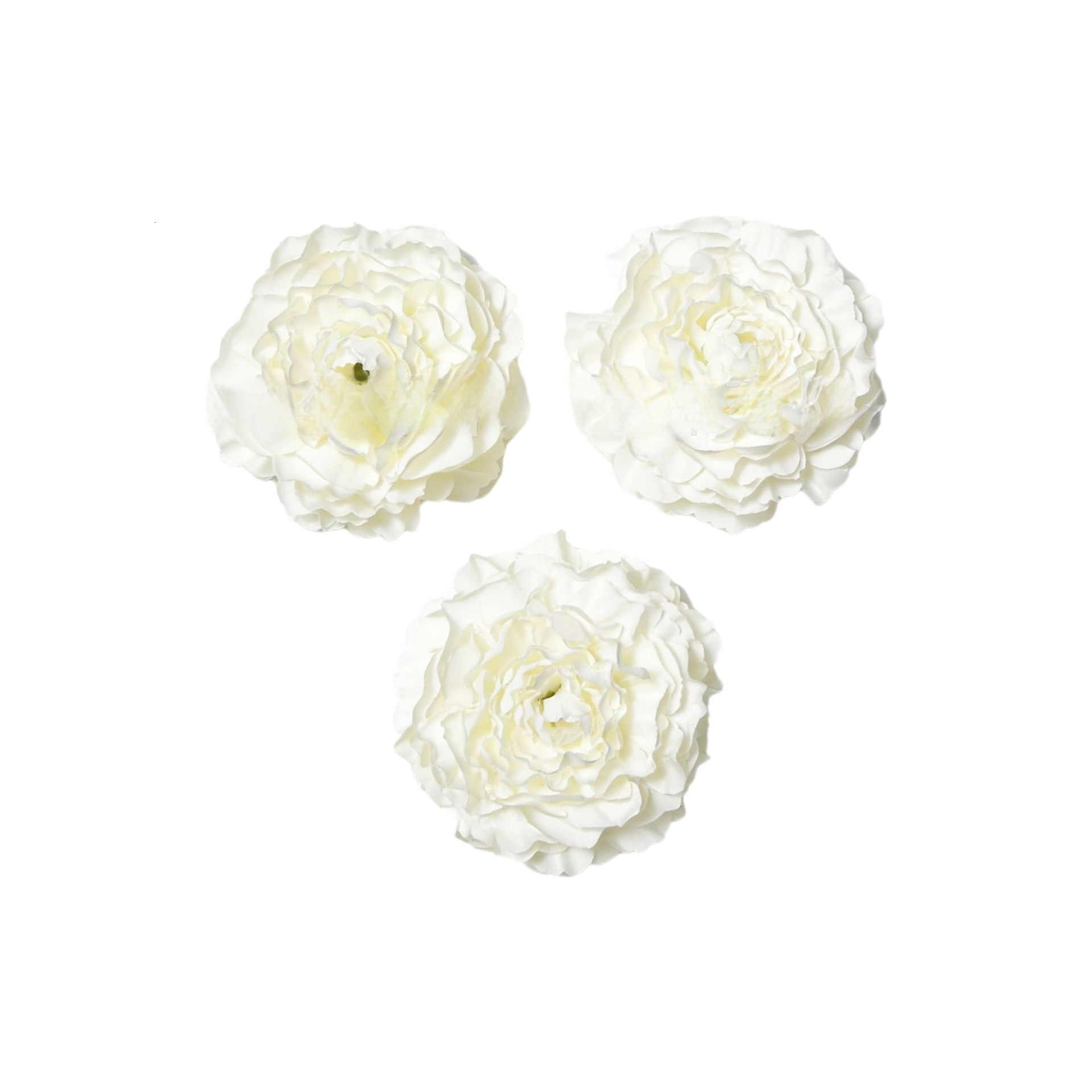 Home Decoration Objects Flower Head High End 8Cm Camellia Head Artificial Peony Flower Head For Floral Arrangement Wedding Decoration Props