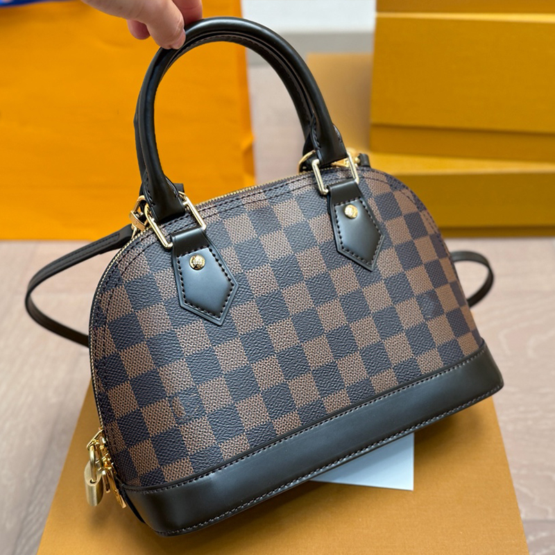 Fashion higt Quality Almaa Tote Shoulder Bags Chain Messenger Bag Leather Handbags bb Shell Purse Ladies Cosmetic Crossbodys free ships