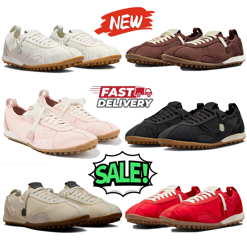 New Jacq Ballet Flats Designer Casual Shoes for Men Women Moon Shoe SP Designer Sneakers Soft Pearl Fauna Brown Pink Flat Heels Loafers Sneakers Womens Dress Trainers