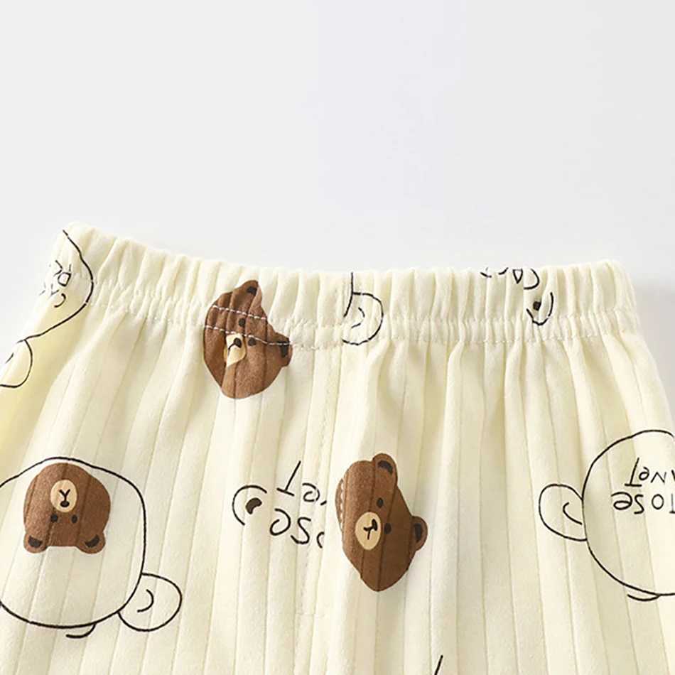 Kids Casual Autumn Long Sleeve Pajamas Set Boys and Girls Cartoon Print Home Wear Comfortable Soft Fabric Sleepwear H260403