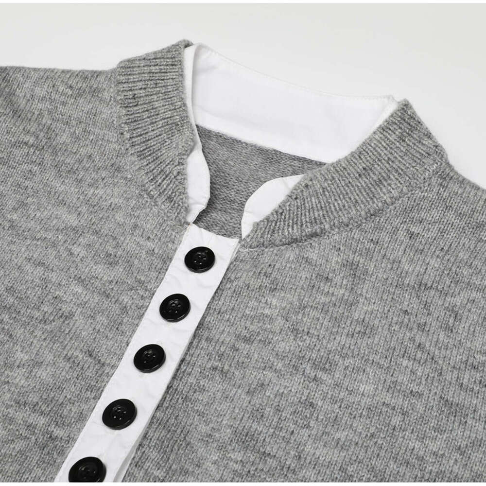 k30 Summer New Designer High Quality Fashion Internet Celebrity Style Denim Patch Knitted Women's Short Sleeve T-shirt