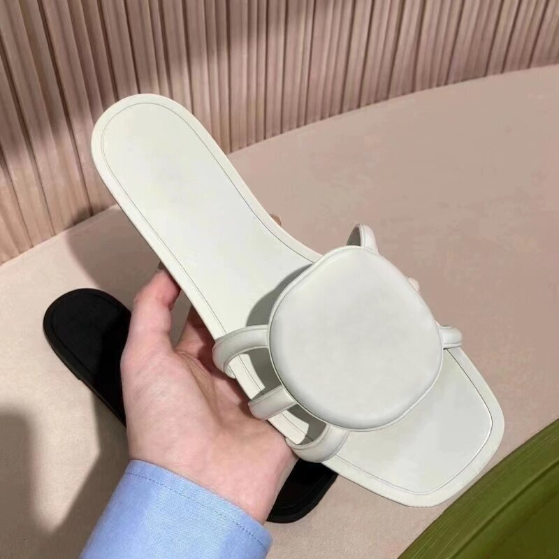 Women Beach Slipper Rubber Slides Summer Sandals Flip Flops Chain Slide Women Slippers Luxury Slider Fashion Brands Sexy Shoes 322