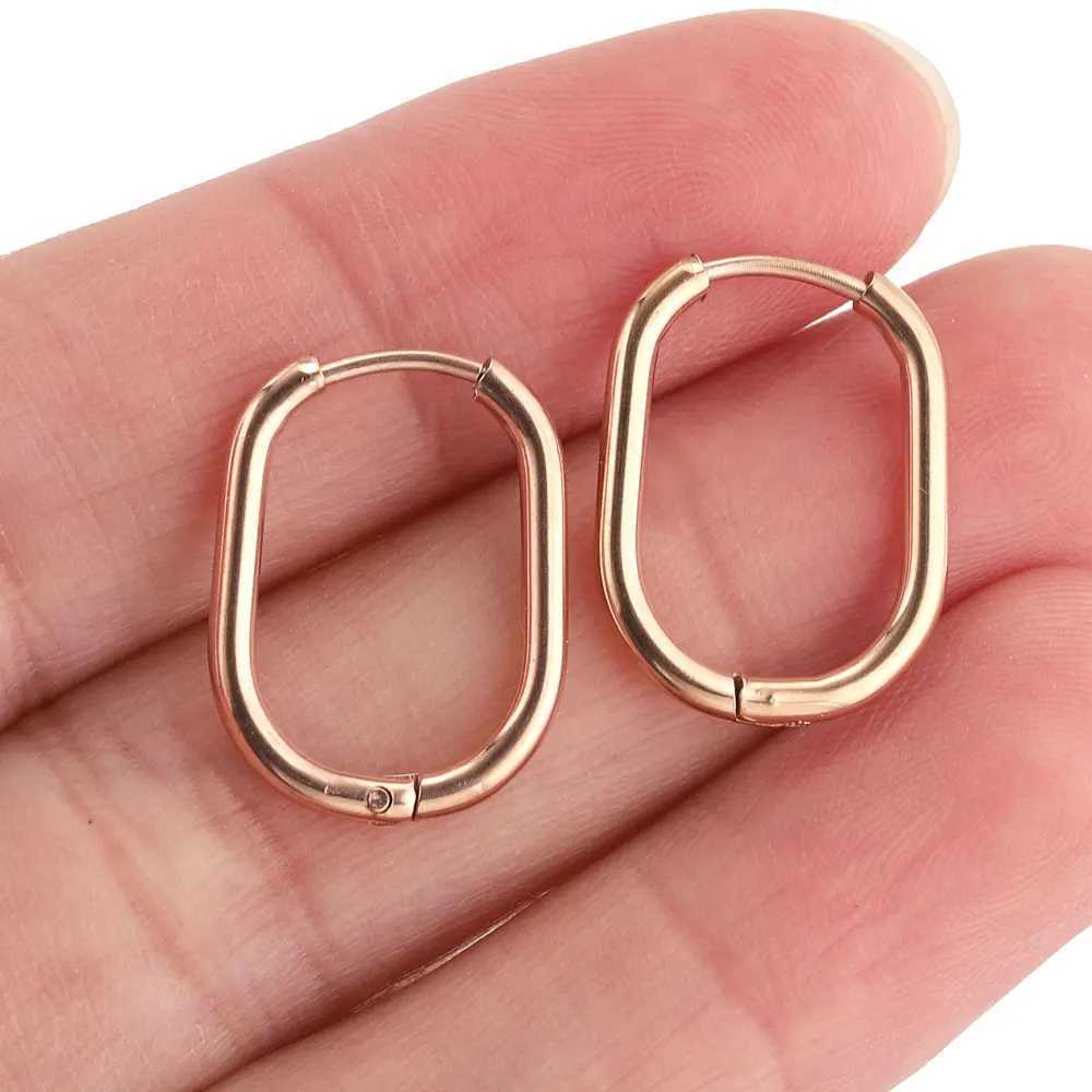 6pcs Stainless Steel Hoop Earrings for Women Earrings Piercing Jewelry Earring Hoop Prevent Allergy Earrings Jewelry Wholesale H260403