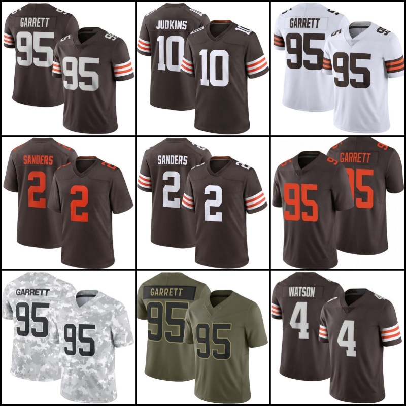 2 Shedeur Sanders Myles Garrett Football Jersey Quinshon Judkins Owusu-Koramoah Denzel Ward Jerry Jeudy Mason Graham Dillon Gabriel Schwesinger Quincy Williams