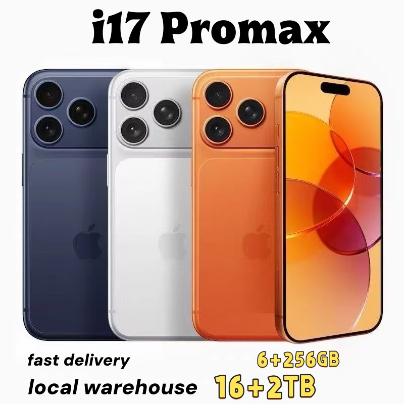 Original Unlocked iphone17 Covert to phone 16 Pro 5G Cellphone smartphones with Dual SIM full screen high-definition Camera GPS RAM 64GB 256GB 1TB 2TB