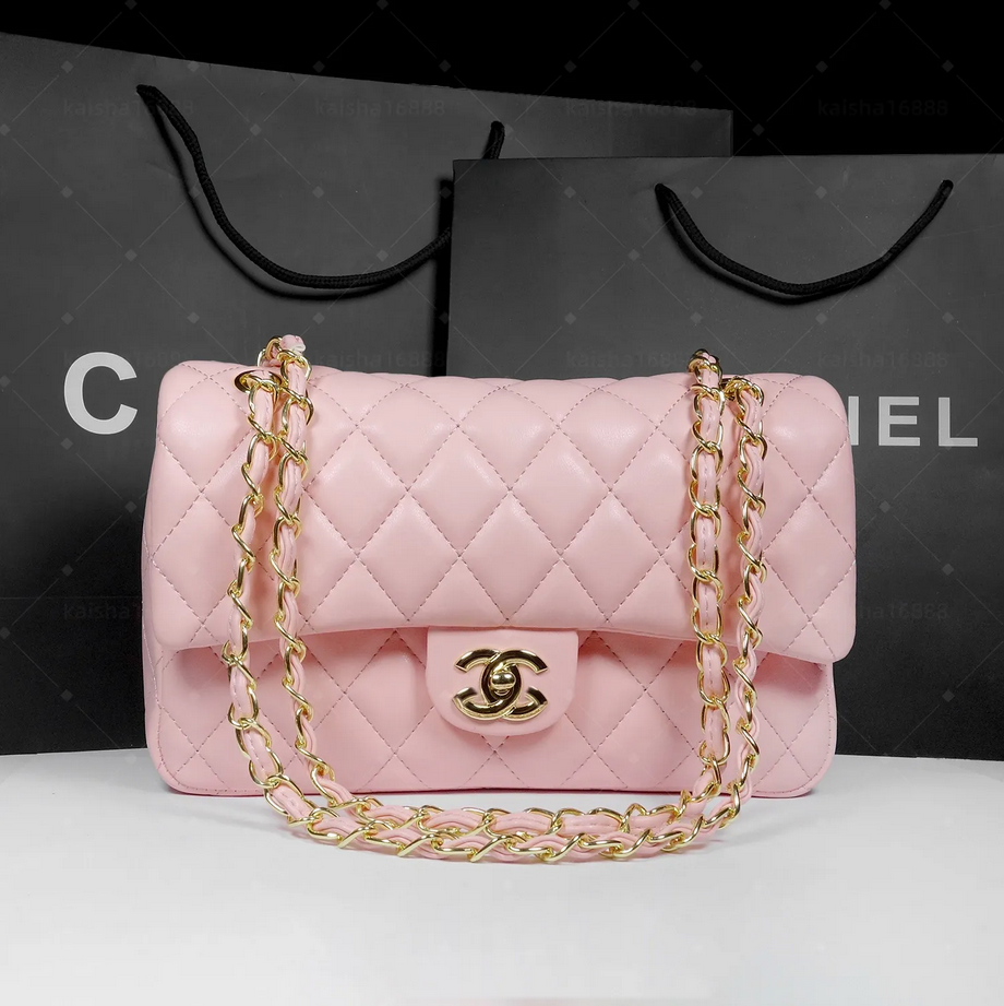 2025 Woman designer crossbody classic flap lady shoulder handle bag leather dia lattice s designers handbags fashion purse chain Evening bags L