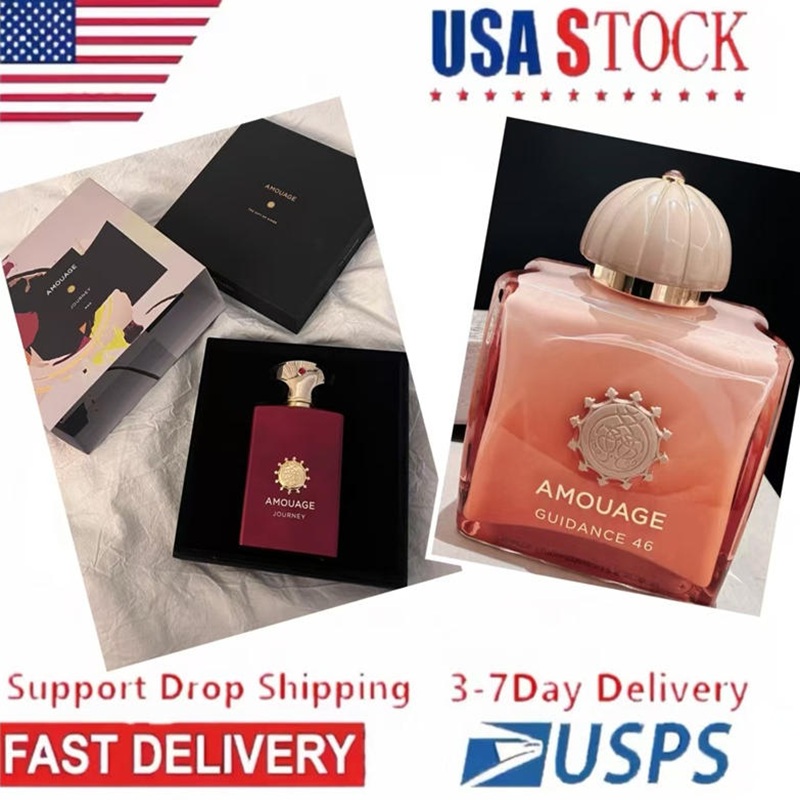 USA 3-7 days fast delivery Amouage Guidance Perfume 100ml Woman Fragrance Overture Honour Love Tuberose Eau De Parfum Long Lasting Smell Brand AM Parfum Cologne