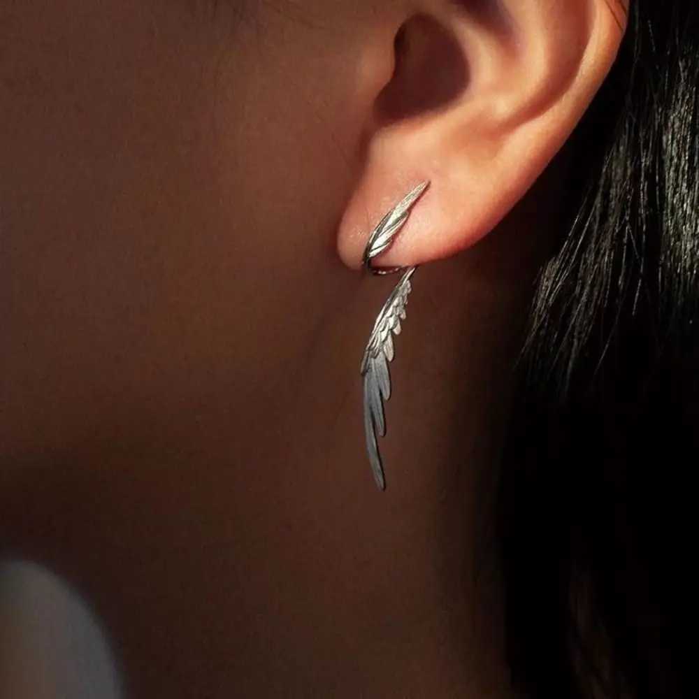 Wings Shape Clip Earrings Female Wedding Party Elf Ear Cuff Earring Jewelry H260403