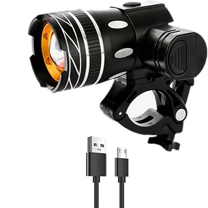 Z30 15000LM T6 LED Light Bike/Bicycle/Light Set USB Rechargeable Headlight/Flashlight Waterproof Zoomable Cycling Lamp for Bike 260331