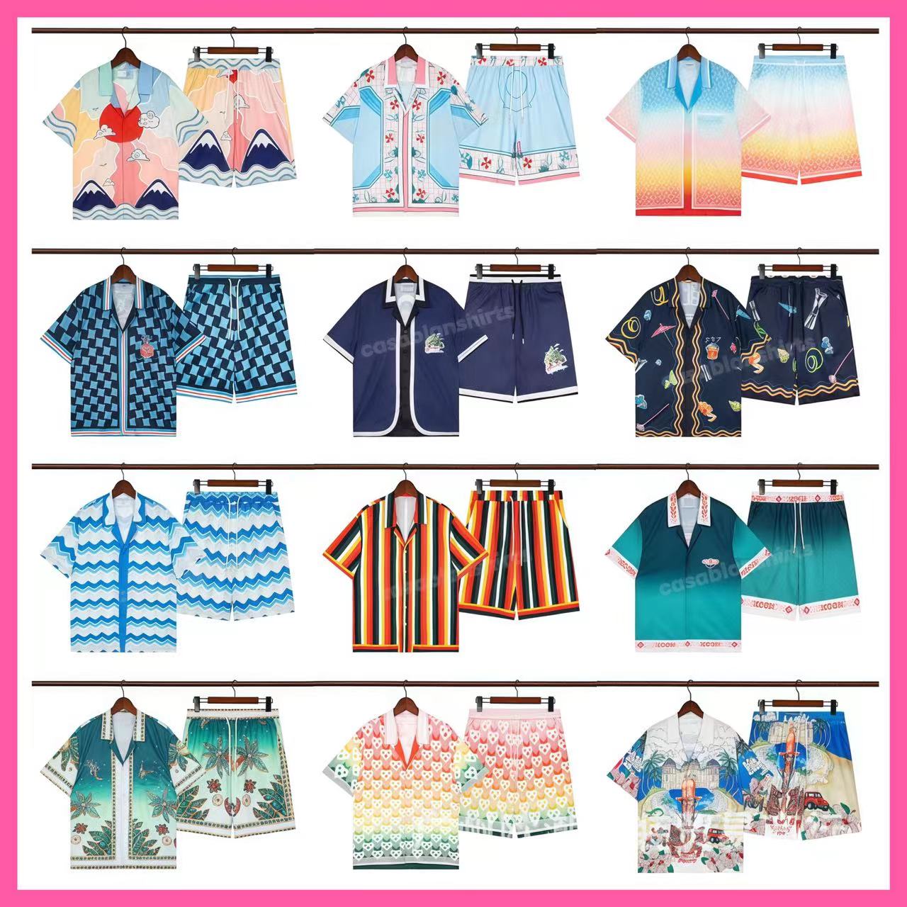 beach short suit T Shirts shorts sets designer mens tshirts shorts t shirt Letter Printed Short Sleeve Cotton High quality Luxury Loose T-Shirts men tshirt beach