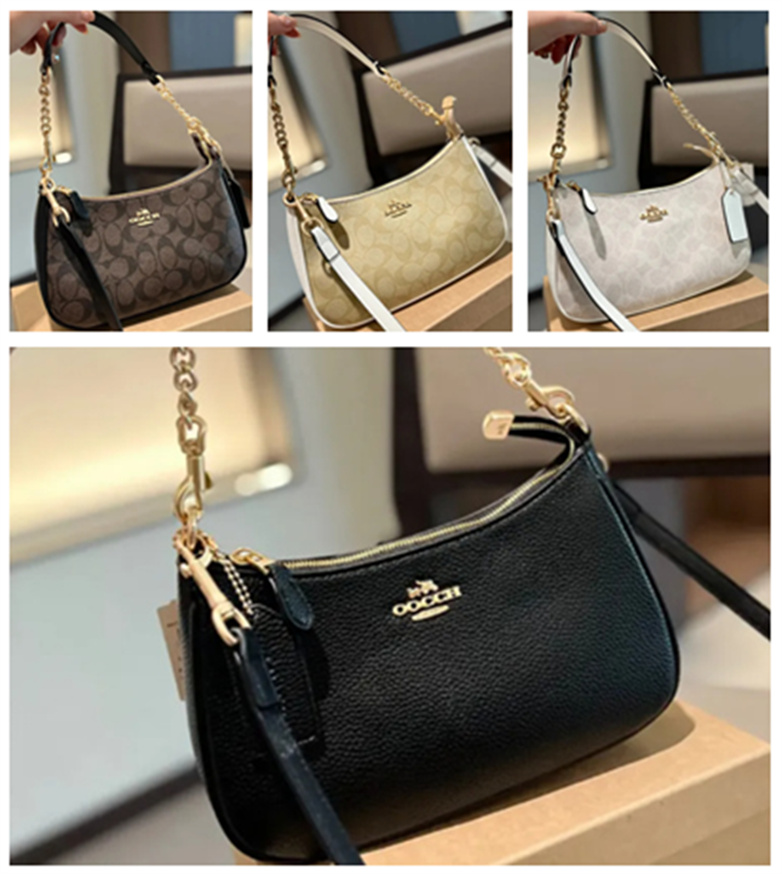 TOP quality designer bag tabby bag NTeri bag designer bag shoulder bag leather luxury handbag classic print crescent bag chain bar diagonal cross bag