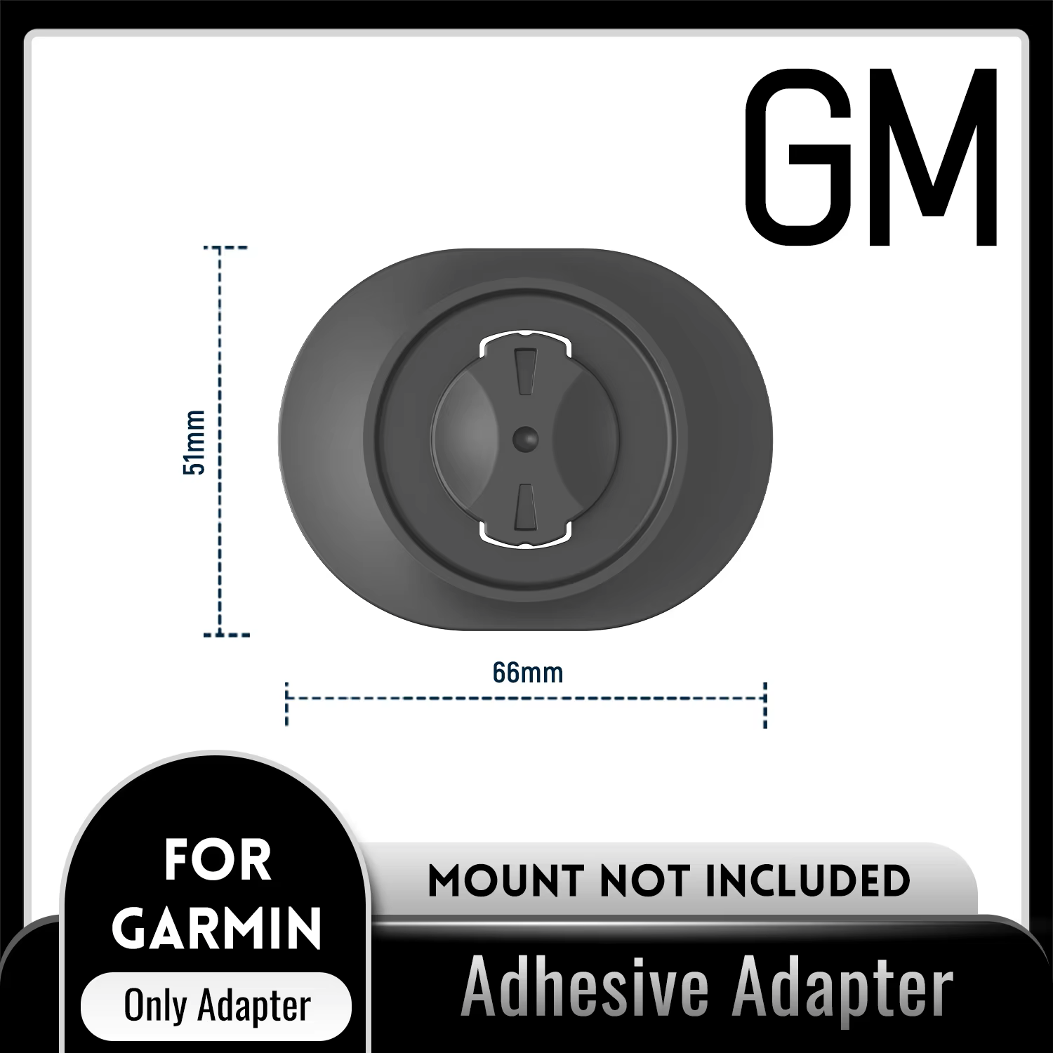 Universal Phone Adapter for Garmin Bike Mount Adhesive Sticker Patch Ultra-Thin 2.8mm 3M VHB Back Glue for iPhone Samsung MTB Road Bicycle Case Access