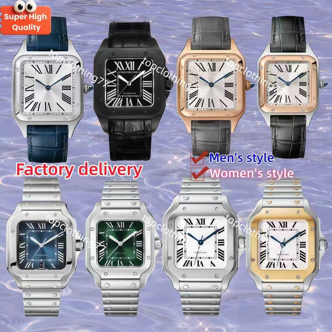 U1 Luxury watches for men and men, automatic mechanical watches, designer watches, high-end quality night light waterproof 904L stainless steel brand watches