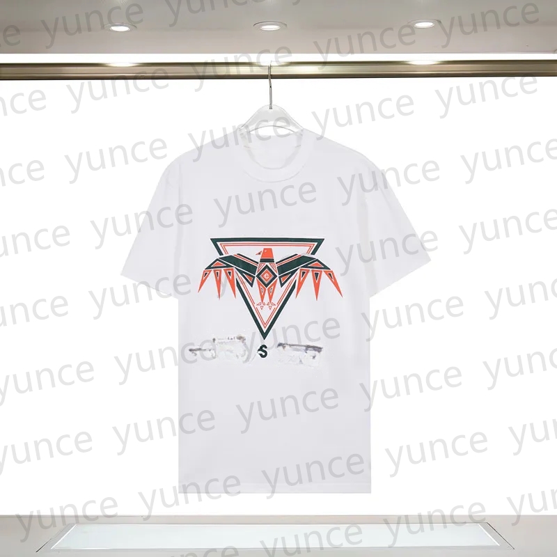 Summer New Female Designer Pattern T-shirt Round Neck Short Sleeve Fashion Letter Printed Casual Loose Short Sleeve T-shirt American Retro Short Sleev