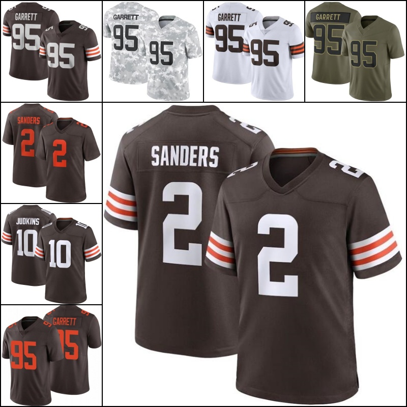 2 Shedeur Sanders Quinshon Judkins Myles Garrett Football Jersey Schwesinger Quincy Williams Owusu-Koramoah Denzel Ward Jerry Jeudy Mason Graham Dillon Gabriel