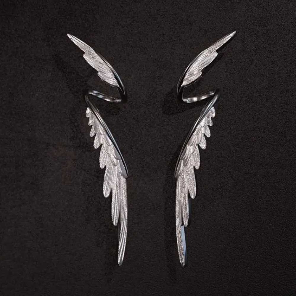Wings Shape Clip Earrings Female Wedding Party Elf Ear Cuff Earring Jewelry H260403