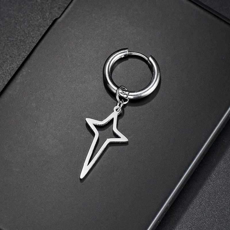 1-10Pairs Star Irregular Cute Womans Stainless Steel Dangling Drop Earrings for Man Romantic Y2K Surge Jewelry Daily Party New H260403