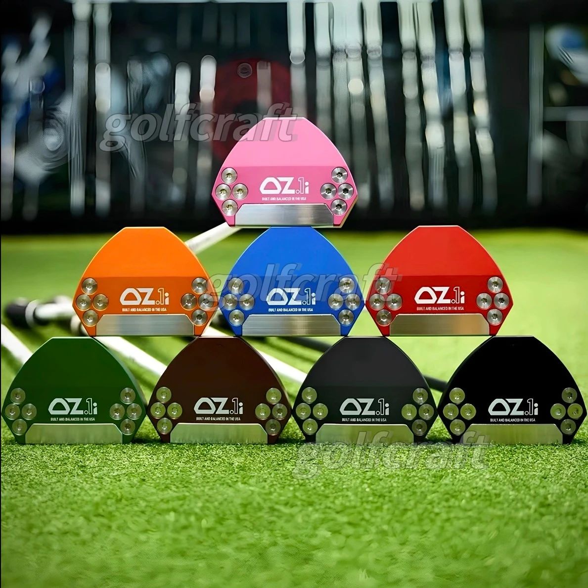 GOLF Clubs OZ.1i Putter. golf putter automatic balancing club face return putter with Head Cover Customizable aiming lines, patterns, shafts and grips