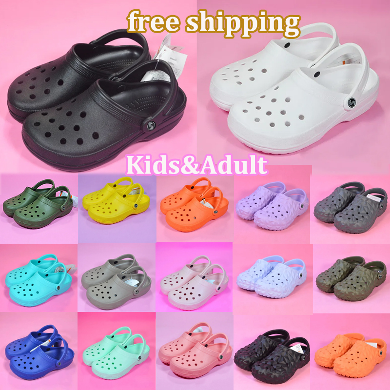 free shipping designer sandal men women kids slipper sliders pantoufle black outdoor summer beach slippers sandles platform luxury