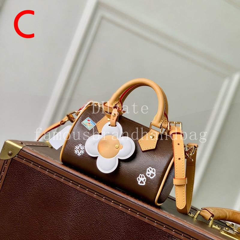 Nano Crossbody Bag Master quality 16CM Mini Boston Bag Women Mini Handbag Designer Shoulder Bag With Gift Box LS01A1