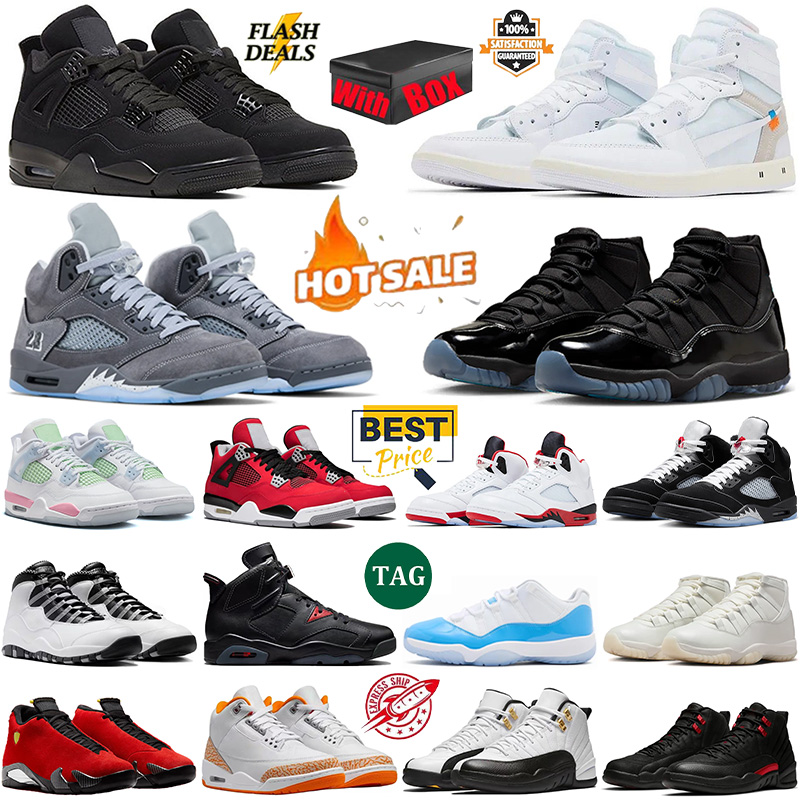 designer shoes 1s 4s 5s 11s basketball shoes Wolf Grey Abloh Archive x Alaska Lakers Gamma Blue Brick After Orange Citrus Bin23 men women sneakers trainers sport Shoes