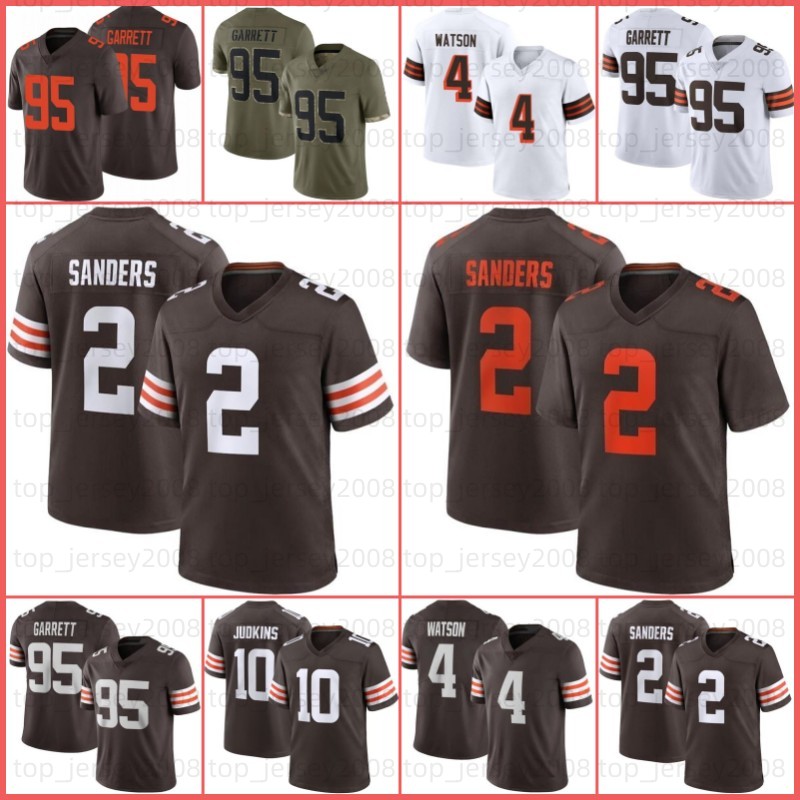 12 Shedeur Sanders 95 Myles Garrett Football Jersey Quinshon Judkins Quincy Williams Owusu-Koramoah Denzel Ward Jerry Jeudy Quincy Williams Mason Graham Gabriel