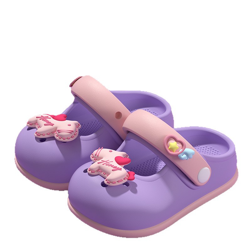 Children Sandals Summer Slides Infant New Born Baby Shoes EVA On Soot Boys Girls kids Desert Sand slippers Free shipping Size 18-35