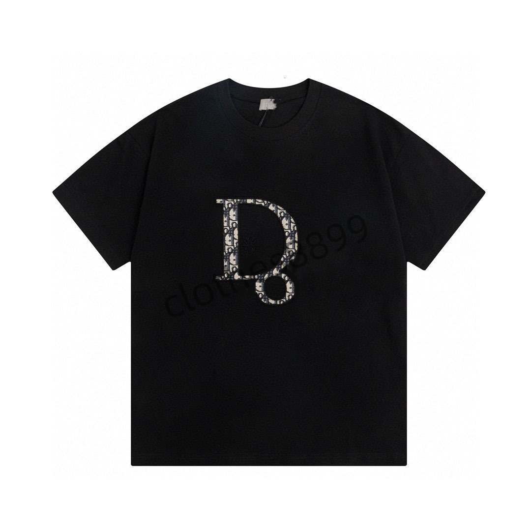 JIANSHEDO 2025new clothes summer new multi-color printed high-quality pure cotton mens and womens T-shirts couple short sleeves DO-002-01