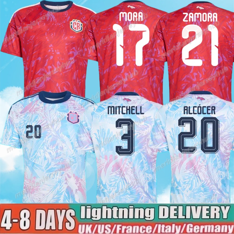 2026 Costa Rica soccer jerseys MEN KIT national team home away CONTRERAS CAMPBELL BENNETTE TEJEDA VENEGAS RUIZ AGUILERA SALAS 26 27 football shirt