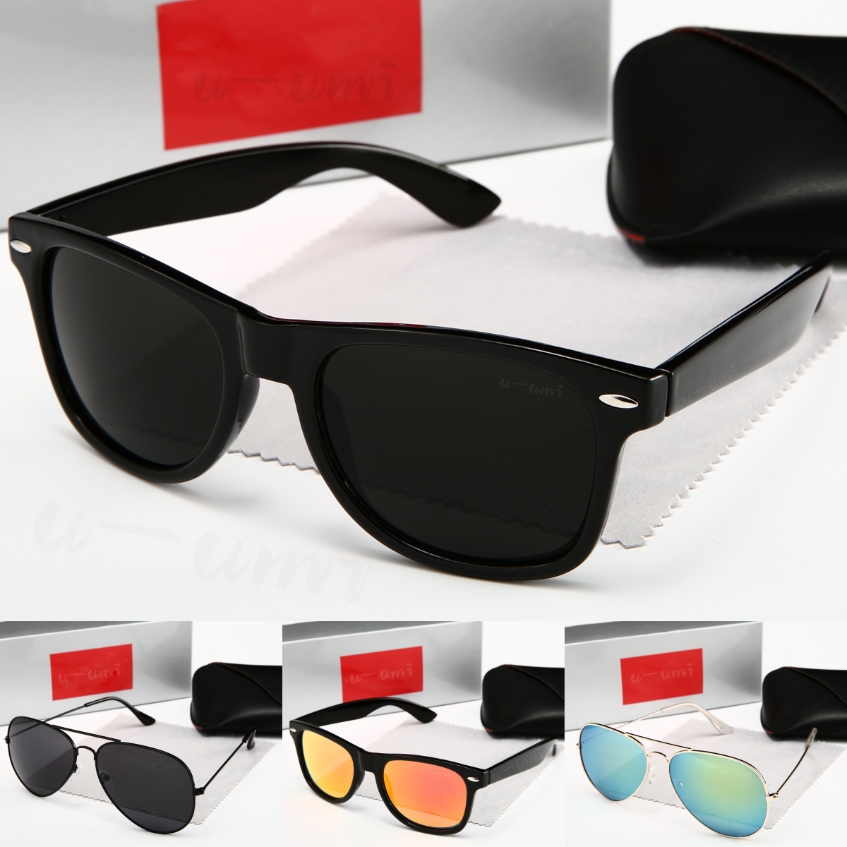 Free Shipping Luxury Designer Sunglasses UV400 Protection Teardrop shape Glasses Polished Metal Titanium Frame olarized Polycarbonate Lenses Sunglasses Men