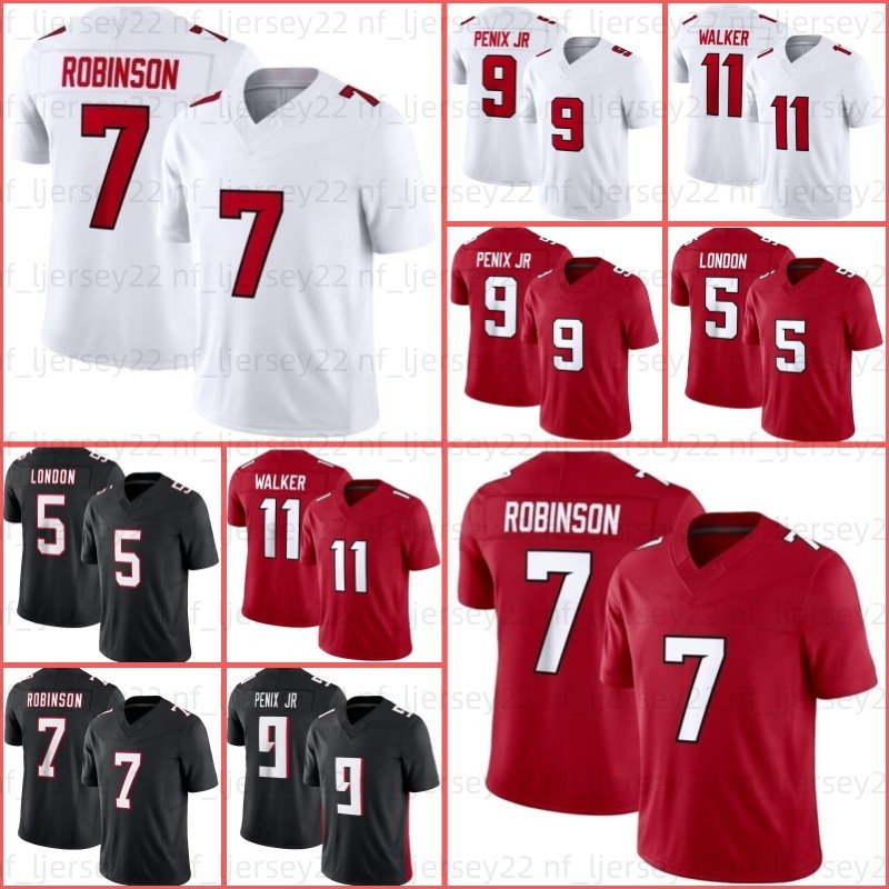 Bijan Robinson Jalon Walker Michael Penix Jr Football Jersey Drake London Kyle Pitts James Pearce Michael Vick Younghoe Koo Bates Darnell Mooney Tua Tagovailoa