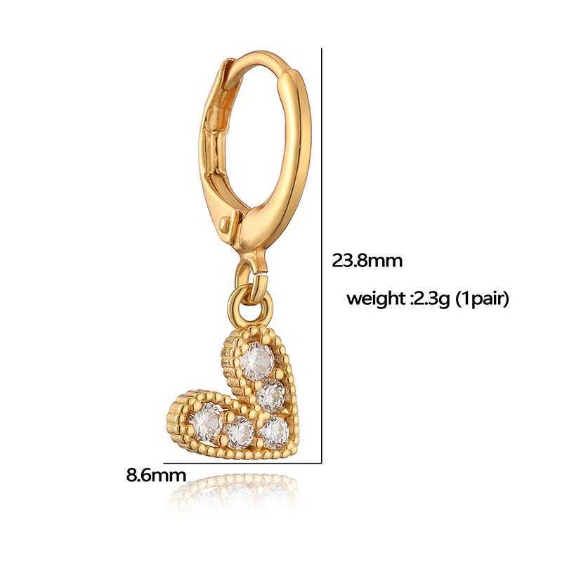 S925 sterling silver cross heart flower pendant hoop earrings women retro vintage elegant earrings fine jewelry findings SE36 H260403